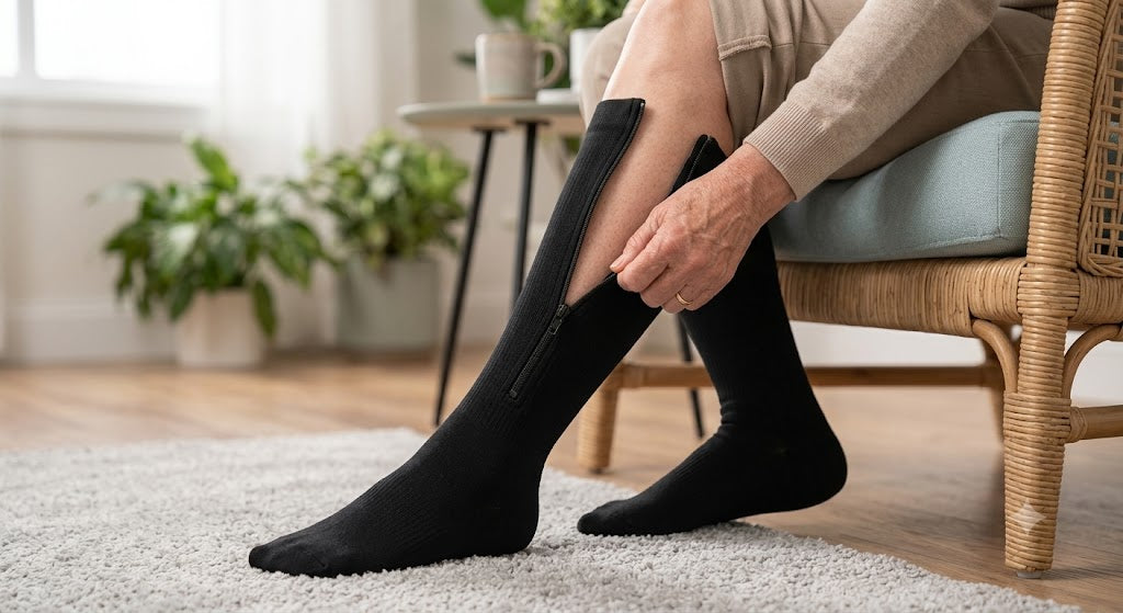 Socks with Zipper